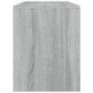 Dressing Stool Grey Sonoma 70x35x45 cm Engineered Wood