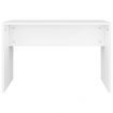 Dressing Stool White 70x35x45 cm Engineered Wood