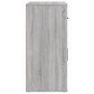 Sideboard Grey Sonoma 80x33x70 cm Engineered Wood
