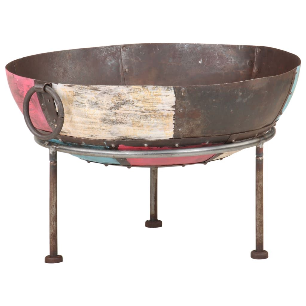 Colourful Rustic Fire Pit Ø 60 cm Iron