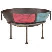 Colourful Rustic Fire Pit Ø 60 cm Iron