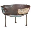 Colourful Rustic Fire Pit Ø 60 cm Iron