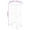 Speaker Stands 2 pcs Black&Silver Tempered Glass 4 Pillars Design