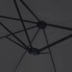 Double-Head Parasol Black 449x245 cm
