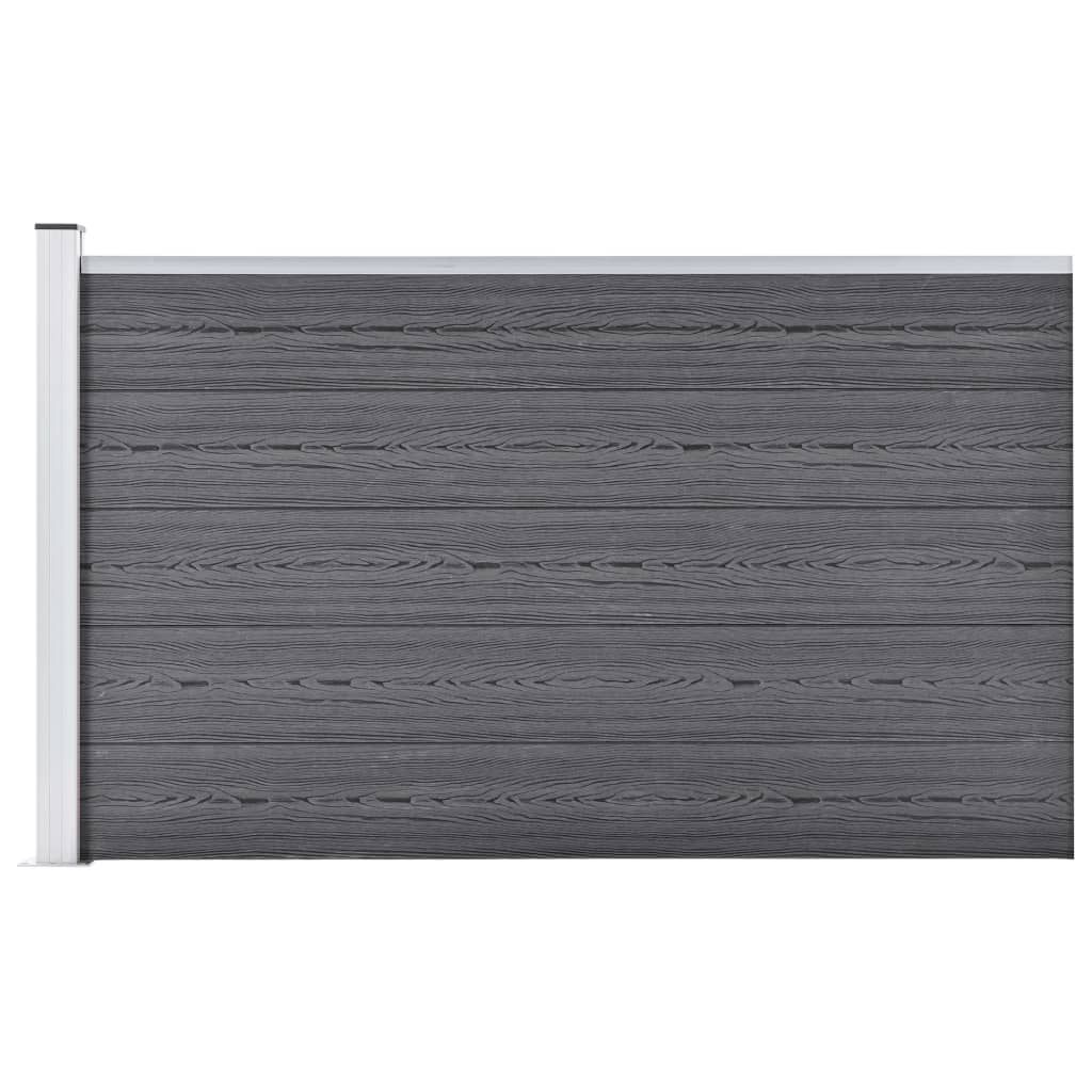 Garden Fence WPC 175x105 cm Grey