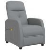 Massage Chair Light Grey Fabric