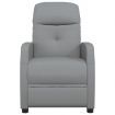 Massage Chair Light Grey Fabric