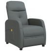 Massage Chair Dark Grey Fabric