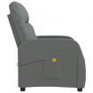 Massage Chair Dark Grey Fabric