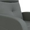 Massage Chair Dark Grey Fabric