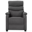 Massage Chair Dark Grey Fabric