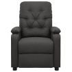 Massage Chair Dark Grey Fabric