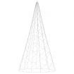 Christmas Tree on Flagpole Warm White 500 LEDs 300 cm