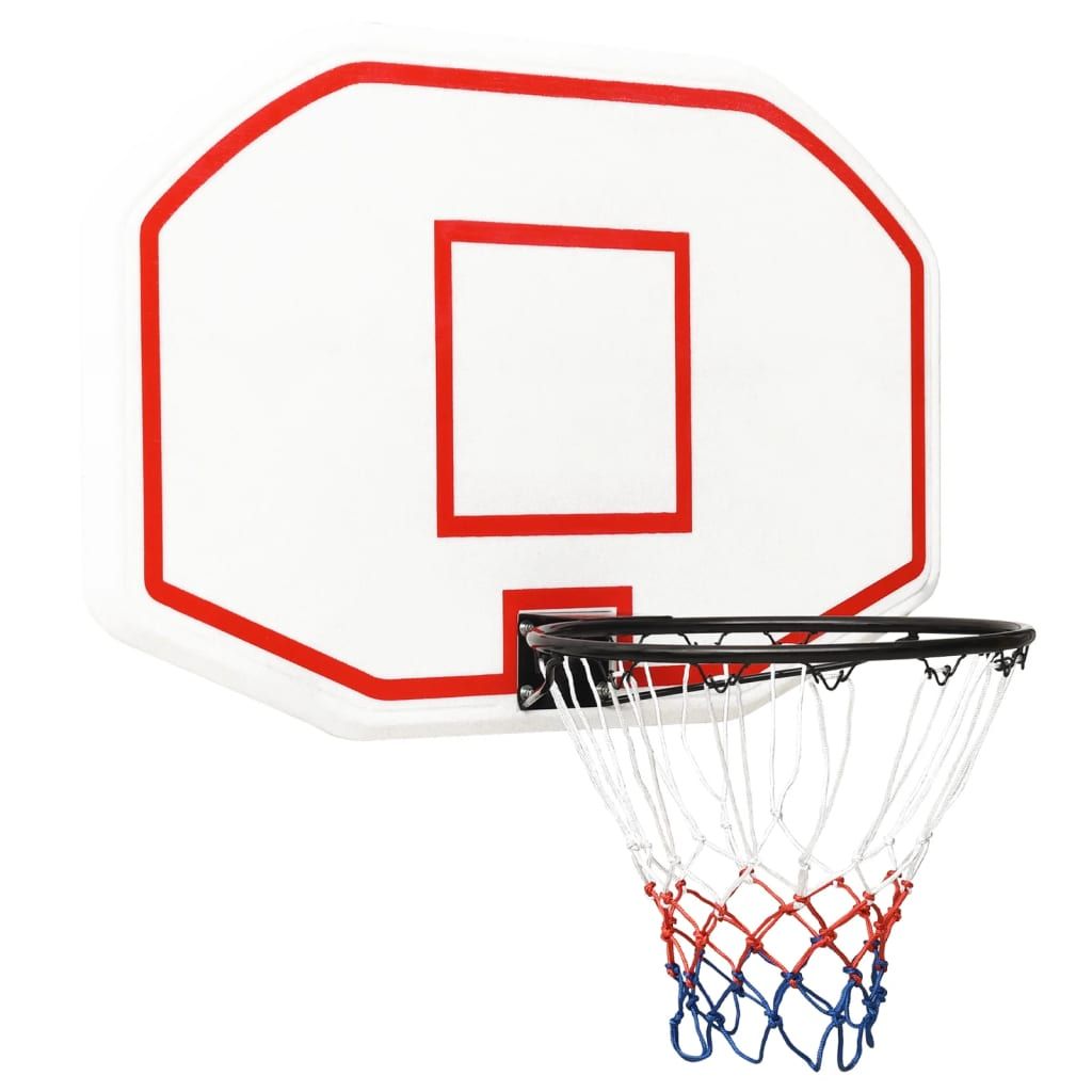 Basketball Backboard White 109x71x3 cm Polyethene