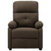 Massage Chair Brown Fabric