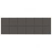 Wall Panels 12 pcs Dark Grey 90x30 cm Fabric 3.24 m²