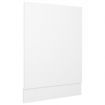 Dishwasher Panel White 45x3x67 cm Engineered Wood