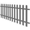 Picket Fence WPC 200x80 cm