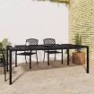 Garden Table Anthracite 200x100x72 cm Steel