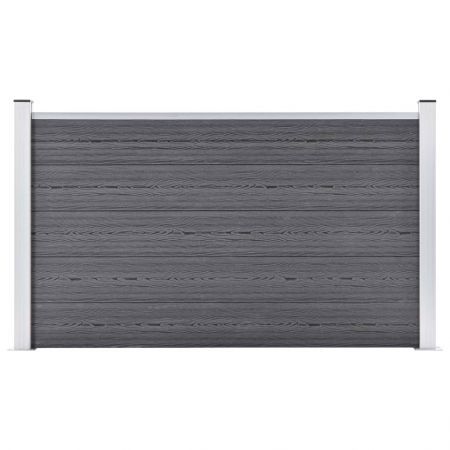 Garden Fence WPC 180x105 cm Grey