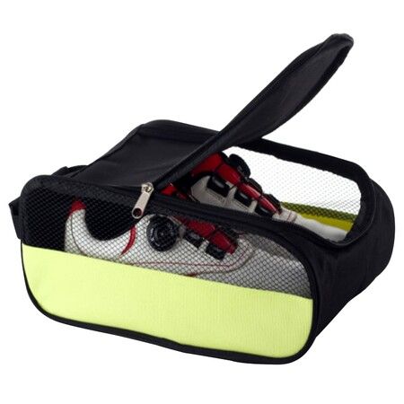 Golf Shoes Bags Travel Shoes Bags Zippered Sport Shoes Bag (Green)
