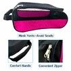 Golf Shoes Bags Travel Shoes Bags Zippered Sport Shoes Bag (Pink)