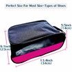 Golf Shoes Bags Travel Shoes Bags Zippered Sport Shoes Bag (Pink)