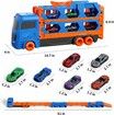 7 IN 1 DieCast Transport Truck Car Toys for 3 4 5 6 7Years Old Boys