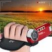 Camera Camcorder, 270 Degree Rotation Portable Digital Video Camcorder (Red)