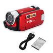 Camera Camcorder, 270 Degree Rotation Portable Digital Video Camcorder (Red)