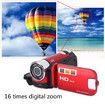 Camera Camcorder, 270 Degree Rotation Portable Digital Video Camcorder (Red)