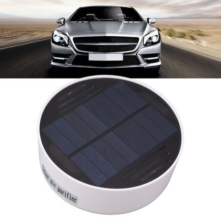 Solar air purifier aromatherapy car air purifier filter filter PM2.5 smoke remover oxygen chamber