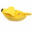 Winter Cat Banana Bed Dog House Warm Boat Pet Sleep Nest Cotton Cushion Coral Fleece Dog Pad Cat Mat (M)