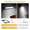 LED Neck Reading Light Adjustable Desk Lamp 3 Color Reading Light Suitable for Repairing Night Running Camping