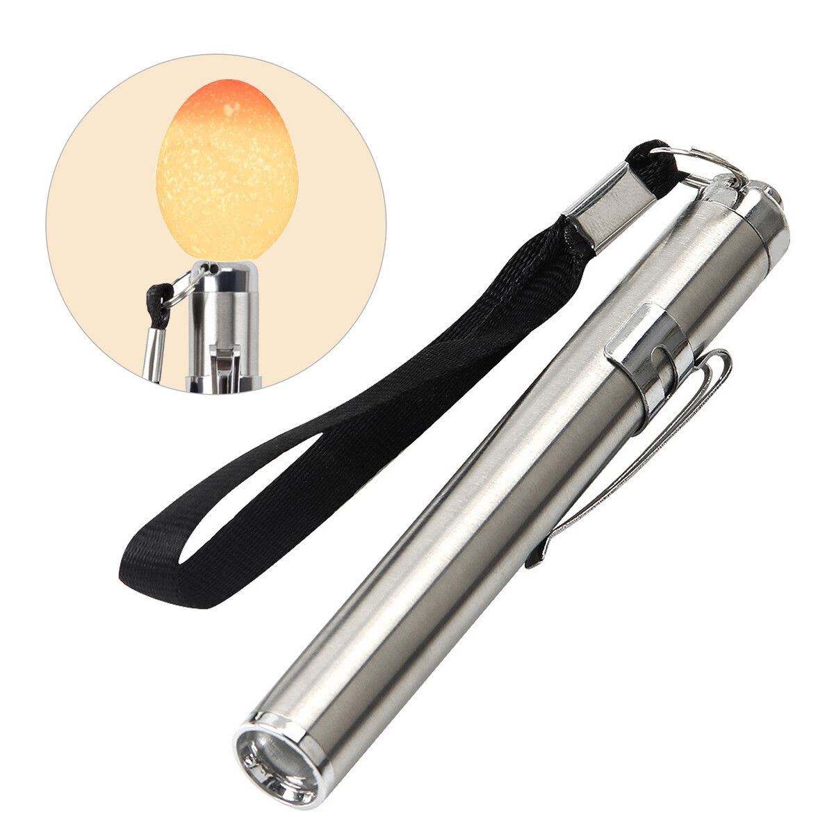 Egg Candler Tester, Bright Cool LED Light Candling Lamp for All Chicken Dark Quail Duck Canary Eggs