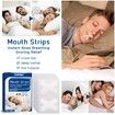 SleepSloth Mouth Tape for Better Sleep - 60 Count Anti-Snoring Strips for Improved Nose Breathing and Snore Reduction