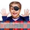 2PCS Eye Patch, Adjustable,Medical Eye Patch,Amblyopia Lazy Eye Patches for Left or Right Eyes,Black