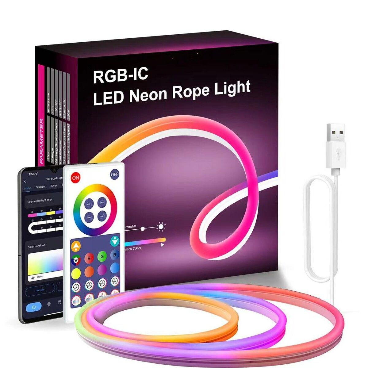 Usb 2024 rope light