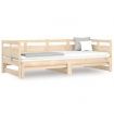 Pull-out Day Bed Solid Wood Pine 2x(92x187) cm