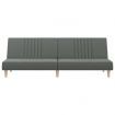 Sofa Bed Dark Grey Fabric