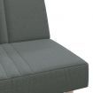 Sofa Bed Dark Grey Fabric