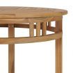 Dining Table Ø 80 cm Solid Teak Wood