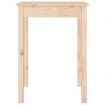 Dining Table 55x55x75 cm Solid Wood Pine