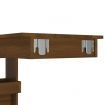 Wall Bar Table Brown Oak 102x45x103.5 cm Engineered Wood