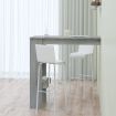 Wall Bar Table Grey Sonoma 102x45x103.5 cm Engineered Wood