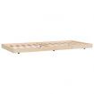 Bed Frame 92x187 cm Solid Wood Pine Single Size