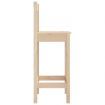 Bar Chairs 2 pcs 40x41.5x112 cm Solid Wood Pine