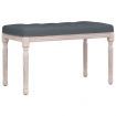 Bench Dark Grey 80x40x49 cm Velvet