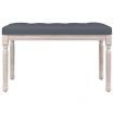 Bench Dark Grey 80x40x49 cm Velvet