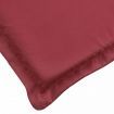 Sun Lounger Cushion Wine Red 200x70x3cm Oxford Fabric